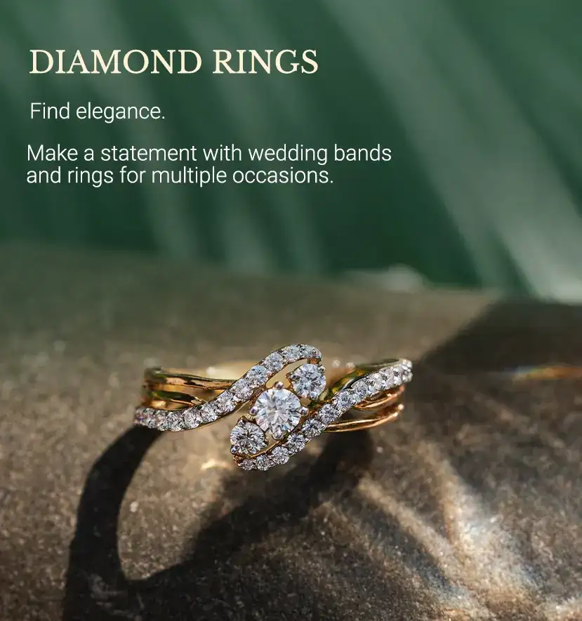 Buy Latest Diamond Rings Online at best prices in India