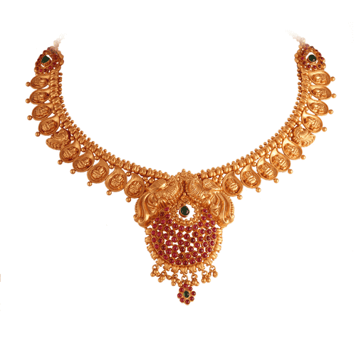 Kirtilal gold necklace deals with price