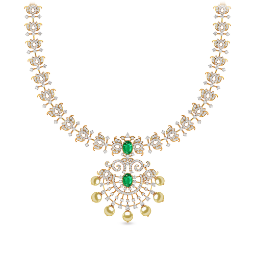 Buy Latest Diamond Necklaces Online at best prices in India