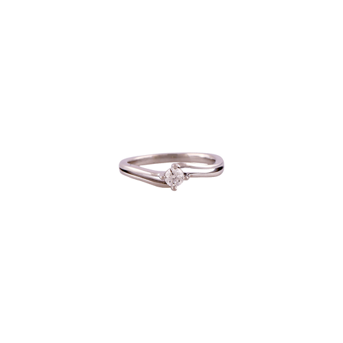 Buy 18Kt Simple Design Ladies Diamond Ring 148VU4201 Online from Vaibhav  Jewellers