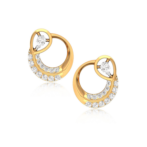 Details 145+ loop diamond earrings - seven.edu.vn