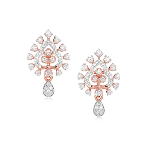 Myrna Polki And Diamond Earrings – Tyaani Jewellery LLP