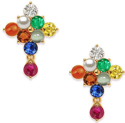 Diamond studs in sales kirtilal kalidas